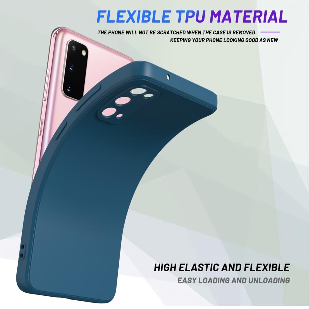 Wogroo For Samsung Galaxy Note 20 Case Dark Blue, Scratch Resistant With Soft Touch, Slim Thin Phone Cover For Samsung Galaxy No