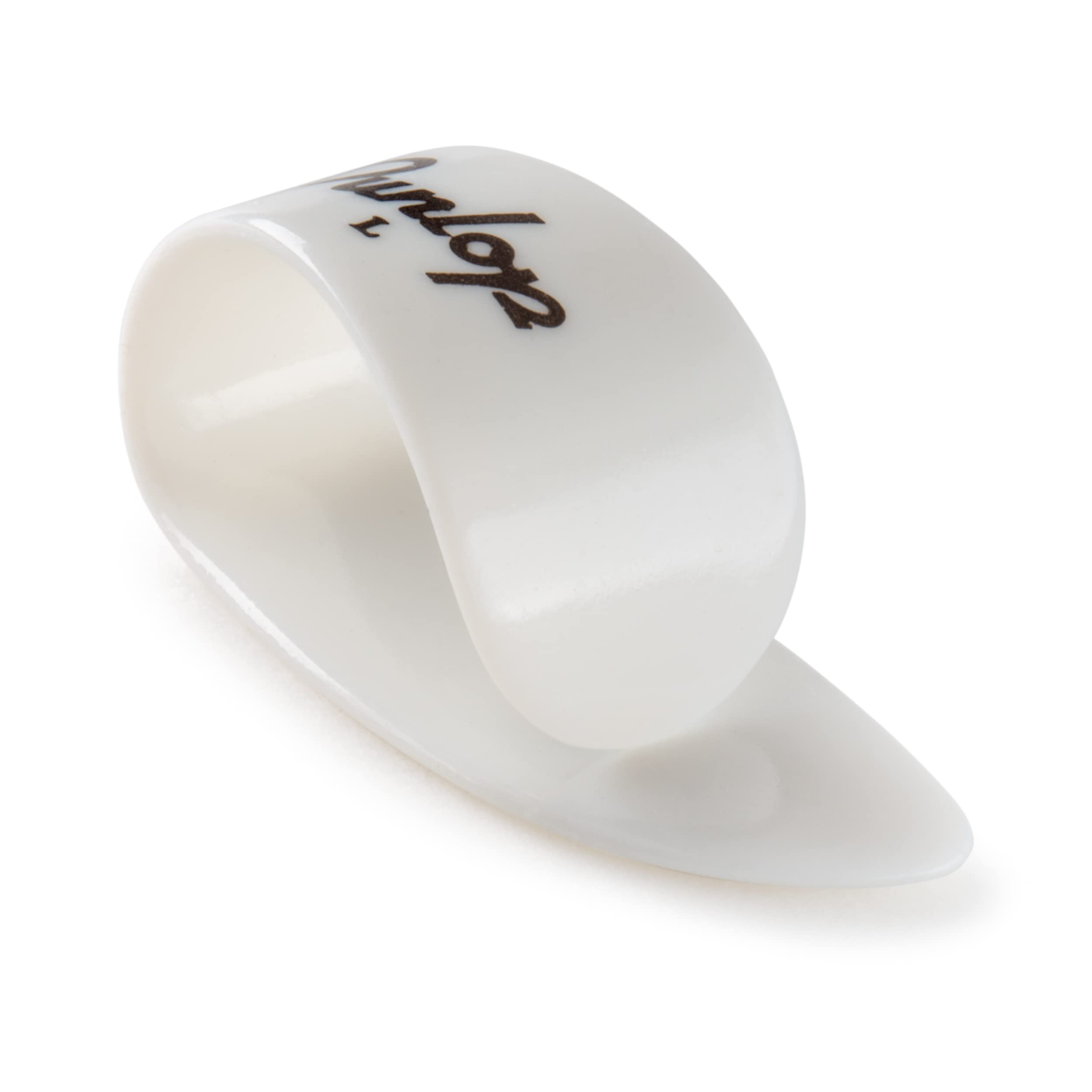 Jim Dunlop 9013R White Plastic Thumbpicks, Left Handed, Large, 12/Bag