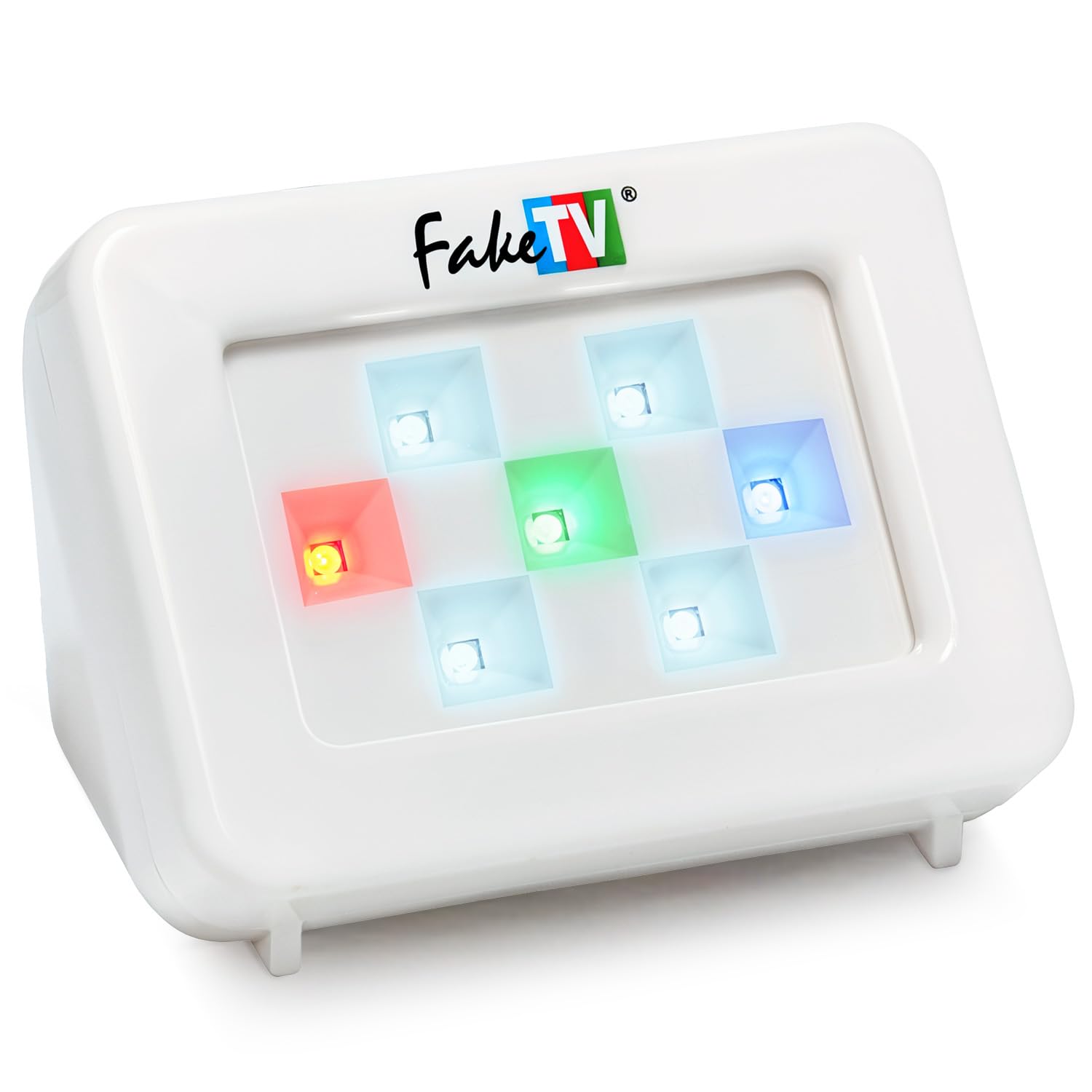 Faketv � Ftv 7 White � Advanced Home Security Television Simulator � Theft Deterrent � Energy Saving Led � Dummy Home Security Tv Program Simulation