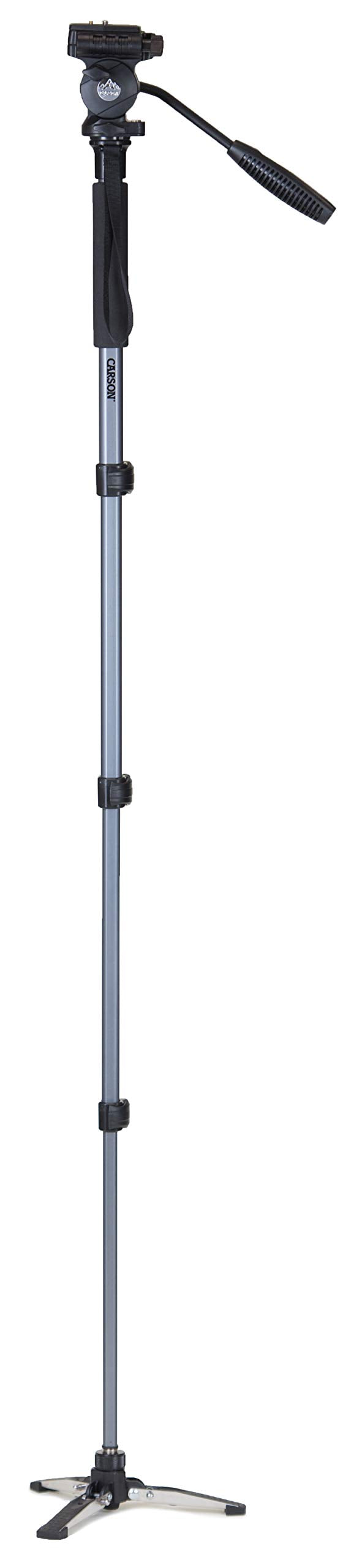 Carson Monopod with 3-Way Fluid Panhead - Extends to 57.4 (TR-500)