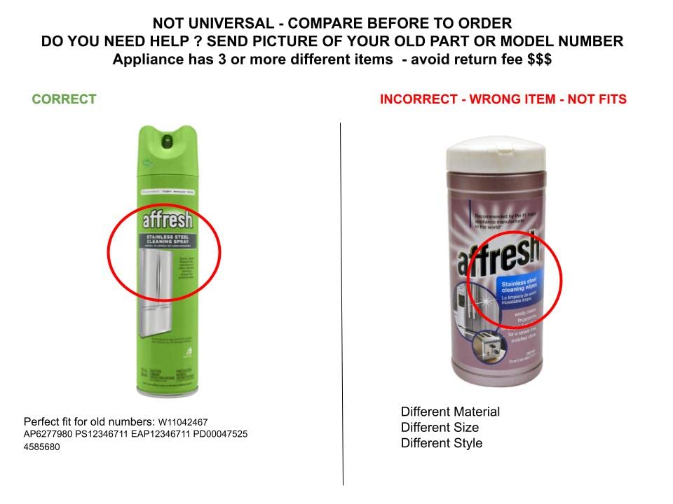 Glob Pro Solutions W11042467 Ckd5338 Stainless Steel Cleaner Multicolor