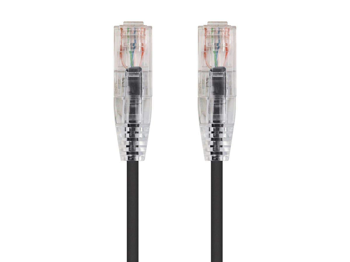 Slimrun  Cat6 Utp Cable-2Ft Black