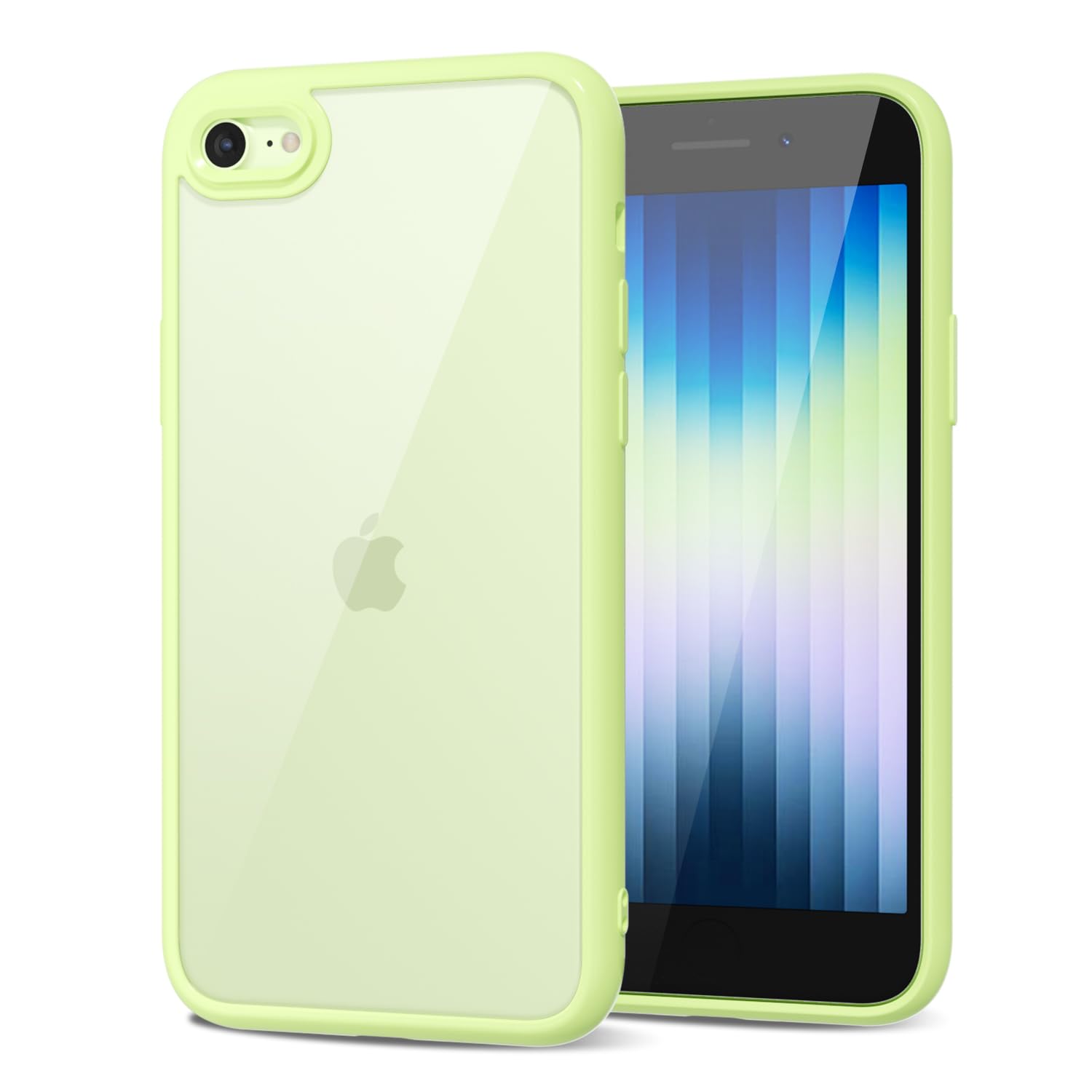 Loeoel For Iphone Se 2022/2020/ 7/8 Case Clear, Transparent Hybrid Se 2022 Phone Case [Hard Plastic & Soft Silicone Bumper] Acry