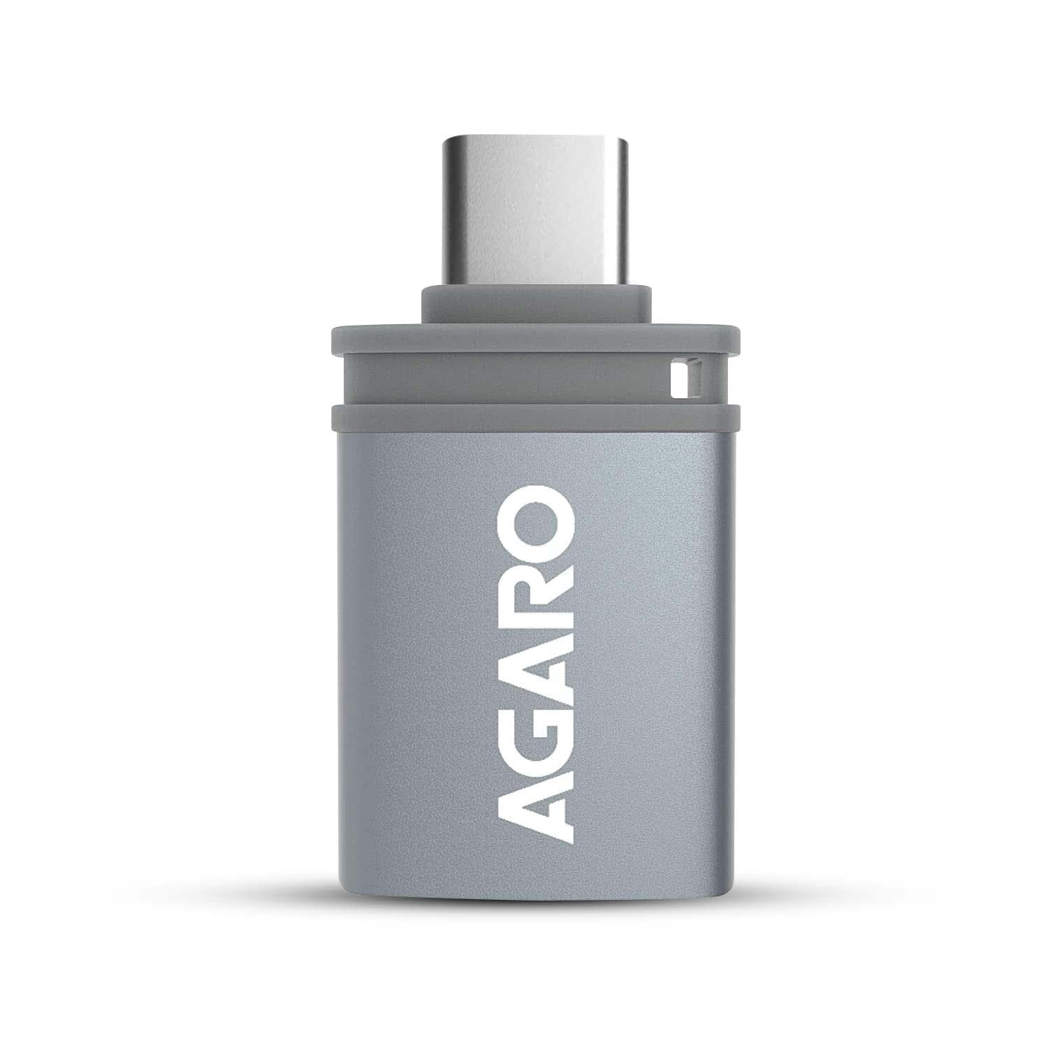AGARO Blaze USB 3.0 to Type C OTG Adapter, Compatible with Thunderbolt to USB Adapter, Laptops including MacBook Pro, Air and Al