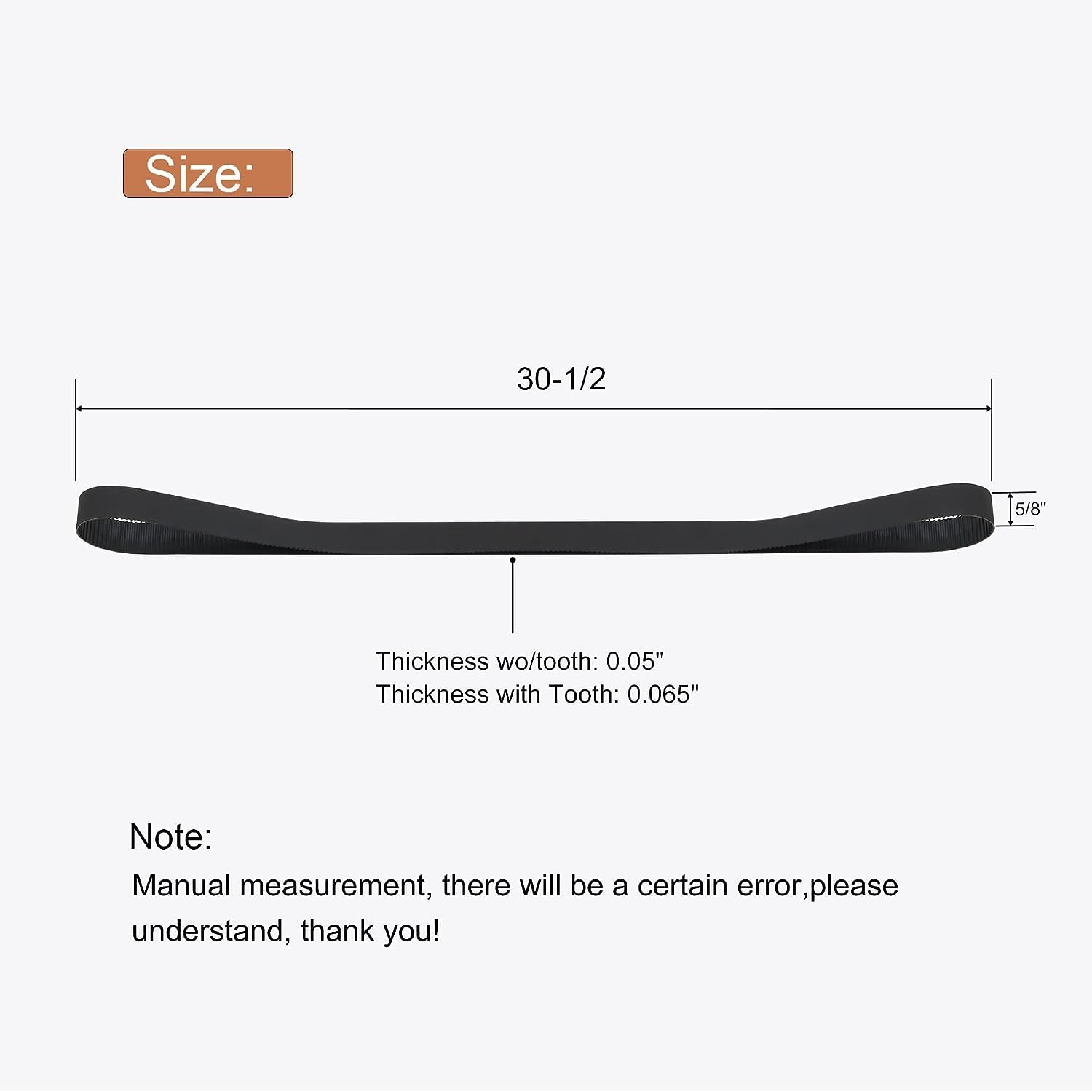 Thaekuns A12210 N011005 Air Compressor Drive Belt For Dewalt