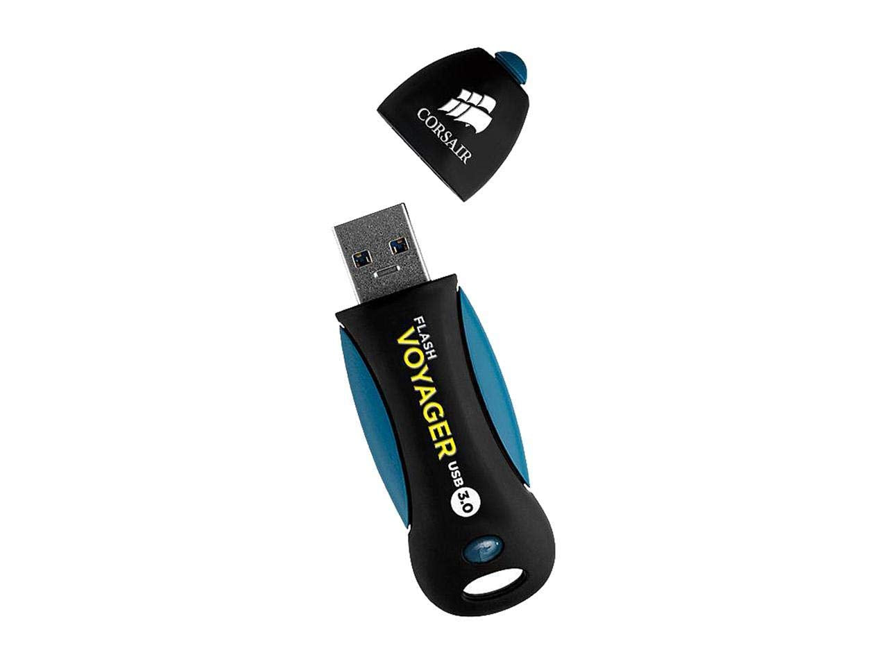 Corsair 128 Gb Usb 3.0 Flash Voyager Flash Drive, Black