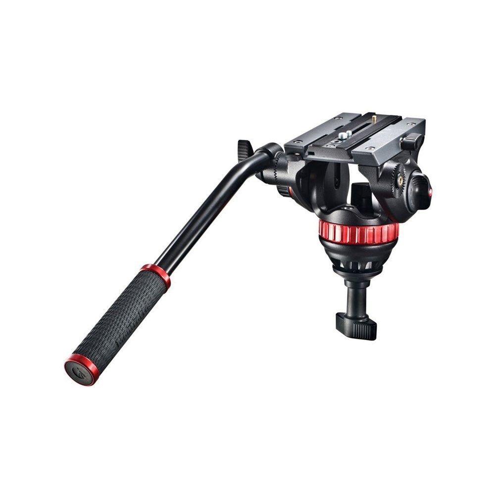 Manfrotto Mvh502A,546Bk 1 Professional Fluid Video System With Aluminum Legs And Mid Spreader (Black)