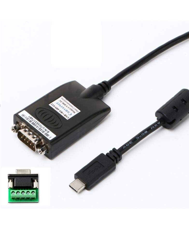 UTEK UT-890-TC USB Type-C to RS-485/422 Serial Converter with ESD Protection