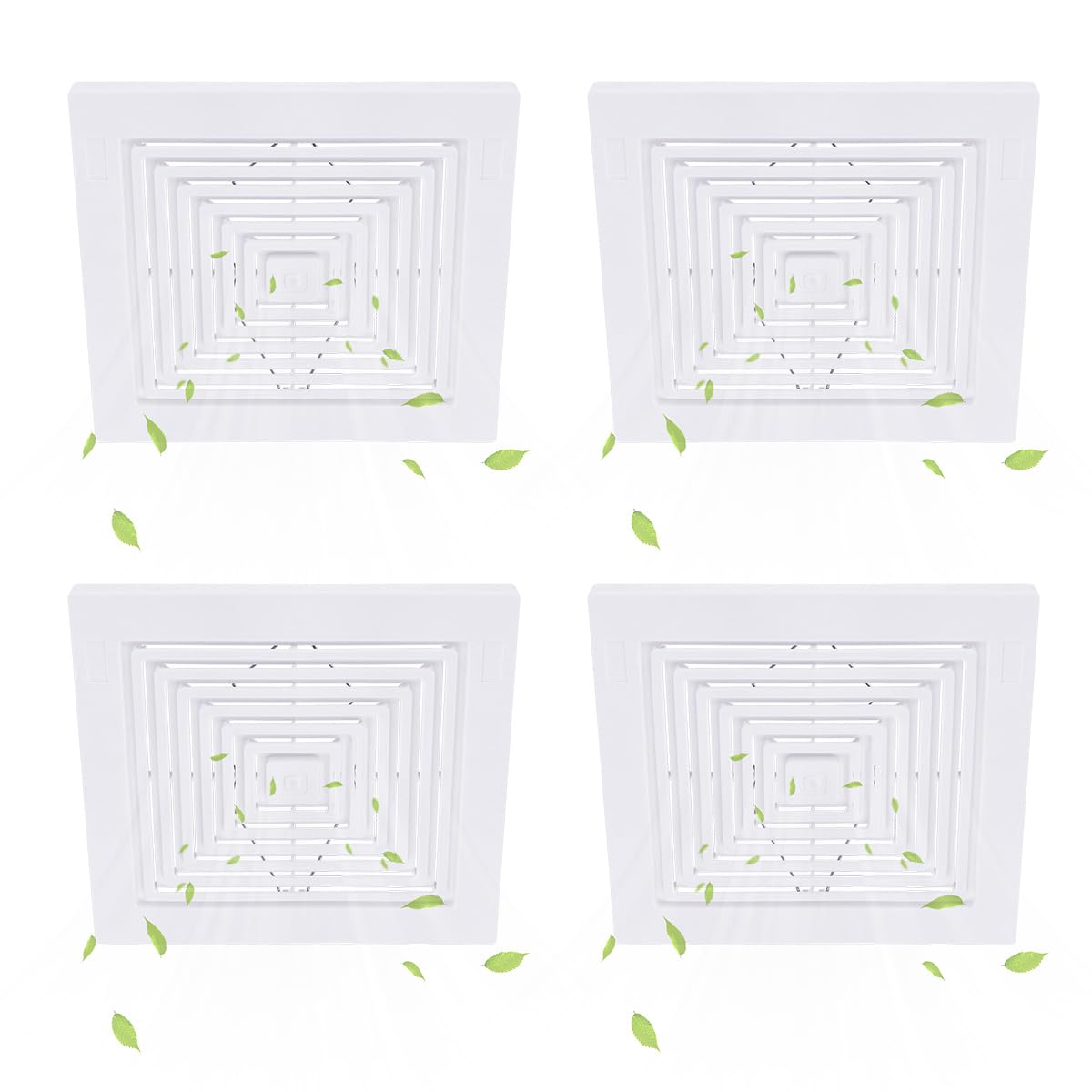 Wkzo 4 Pack Bp46 Bp90 Bathroom Ceiling Fan Grille With Springs Replacement Parts For Square Ceiling Or Wall Mount Exhaust Fan Co