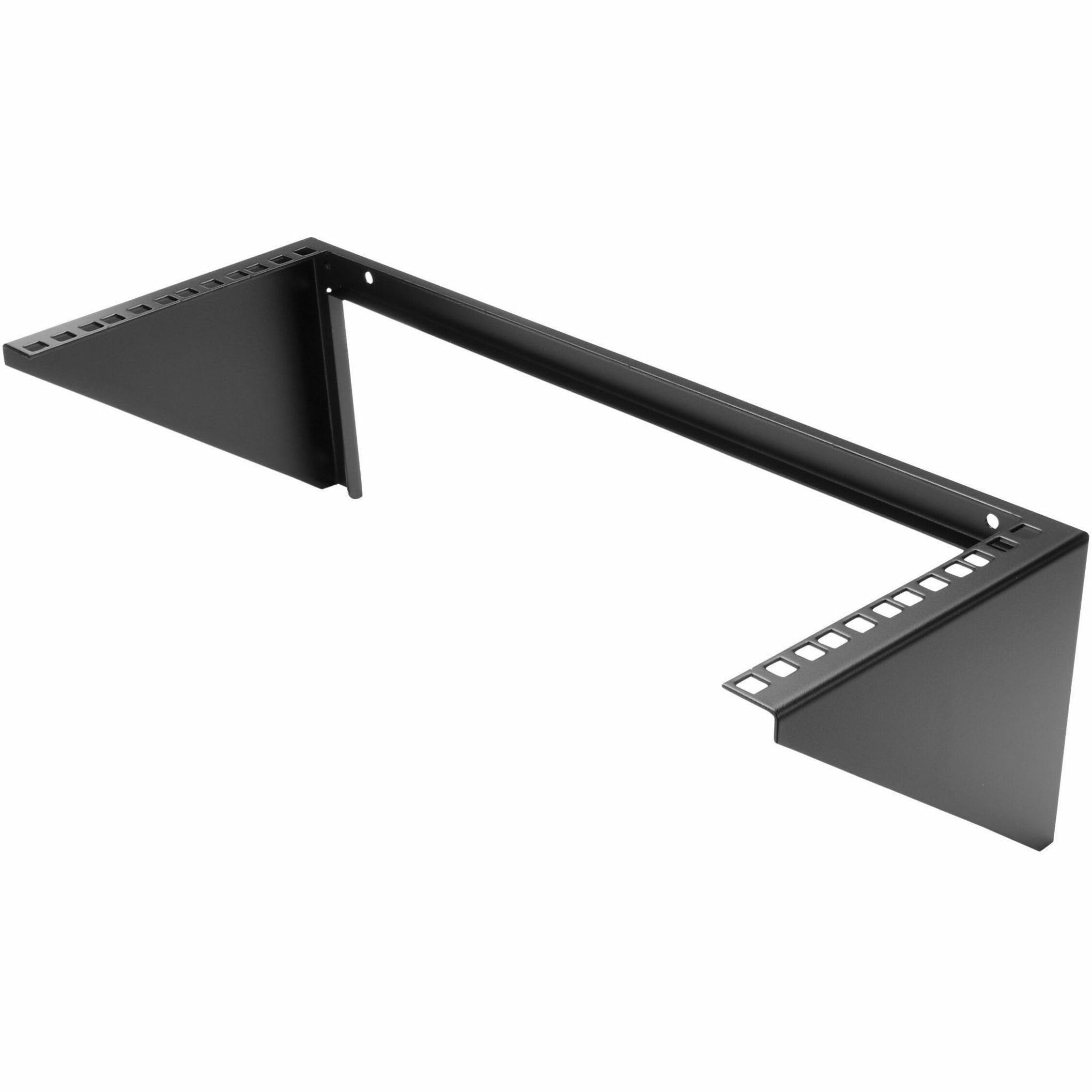StarTech.com 4U Wall Mount Patch Panel Bracket - 19 inch Steel Vertical Mounting Rack for Network and Data Equipment, TAA (RK419