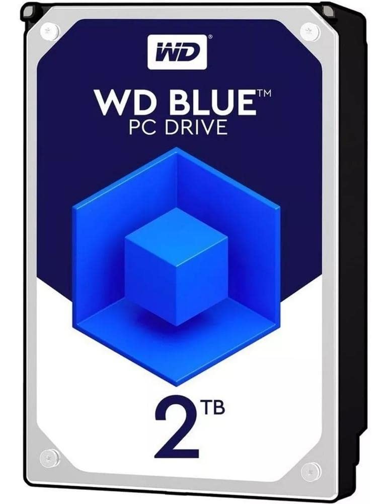 Western Digital 2TB WD Blue PC Internal Hard Drive HDD - 5400 RPM, SATA 6 Gb/s, 256 MB Cache, 3.5 - WD20EZAZ