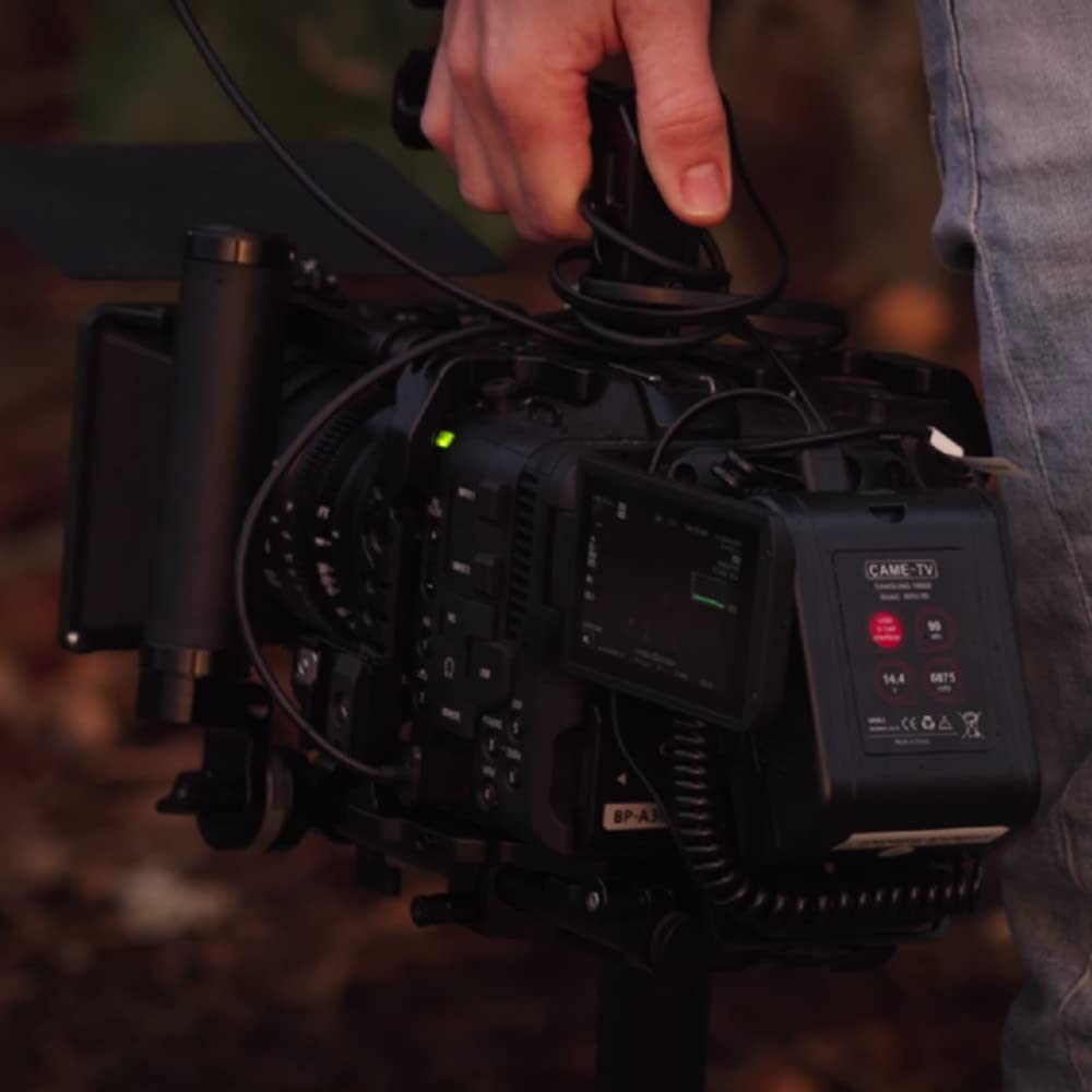 Came Tv Mini V Mount Battery 99Wh 6875Mah 15A Draw Rechargeable V Mount With 2 D Tap & 1 Usb For Blackmagic Bmpcc 4K/6K Pro/Sony