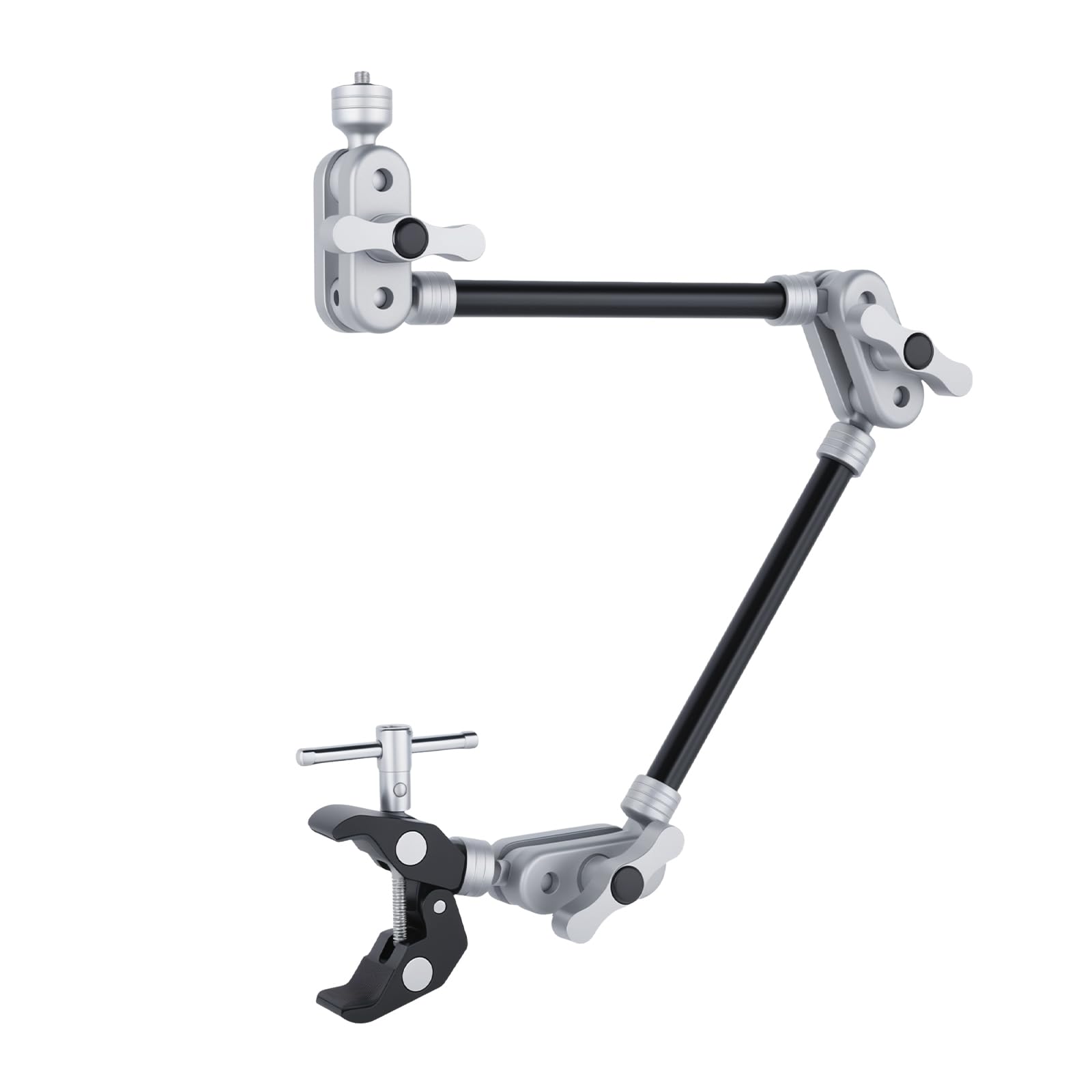 UTEBIT 22 Magic Arm w Clamp Mount, Overhead Desk Phone Mount 1/4 Thread