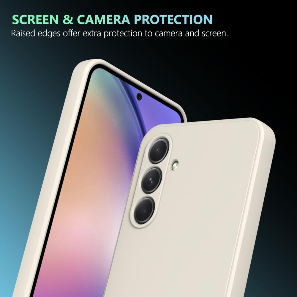 Wogroo For Samsung Galaxy A15 5G Case White, Scratch Resistant With Soft Touch, Slim Thin Phone Cover For Samsung Galaxy A15 5G