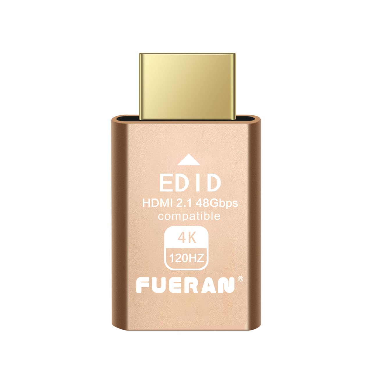 Fueran 2.1 Hdmi Dummy Plug,Hdmi Dummy 4K 120Hz Virtual Display Emulator,Headless Ghost Display Adapter Support 3840X2160@120Hz,1