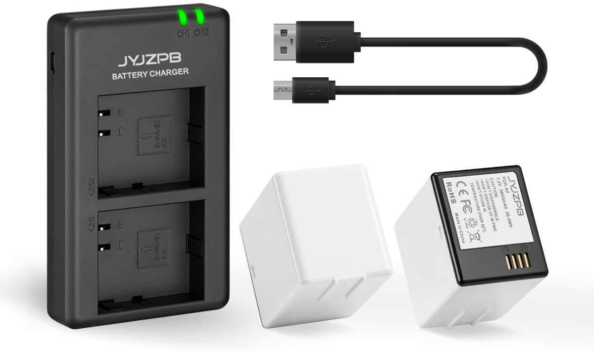 Jyjzpb 7.2V 3660Mah Rechargeable Li Ion Batteries For Arlo Go, With Dual Battery Charger Fit For Arlo Go Battery