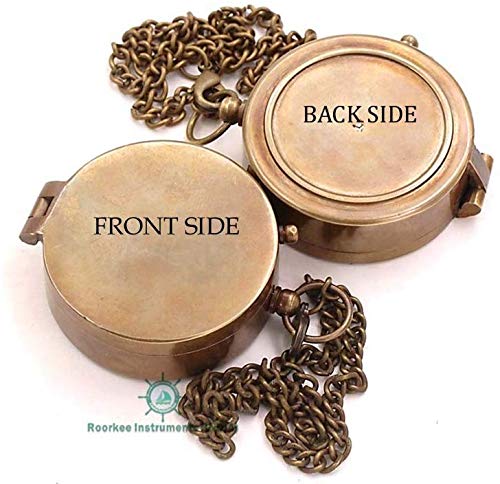 For I Know The Plans I Have For You, Jeremiah 29:11, Solid Brass Directional Engraved Compass, Baptism Gifts For Boys Girls, Fir