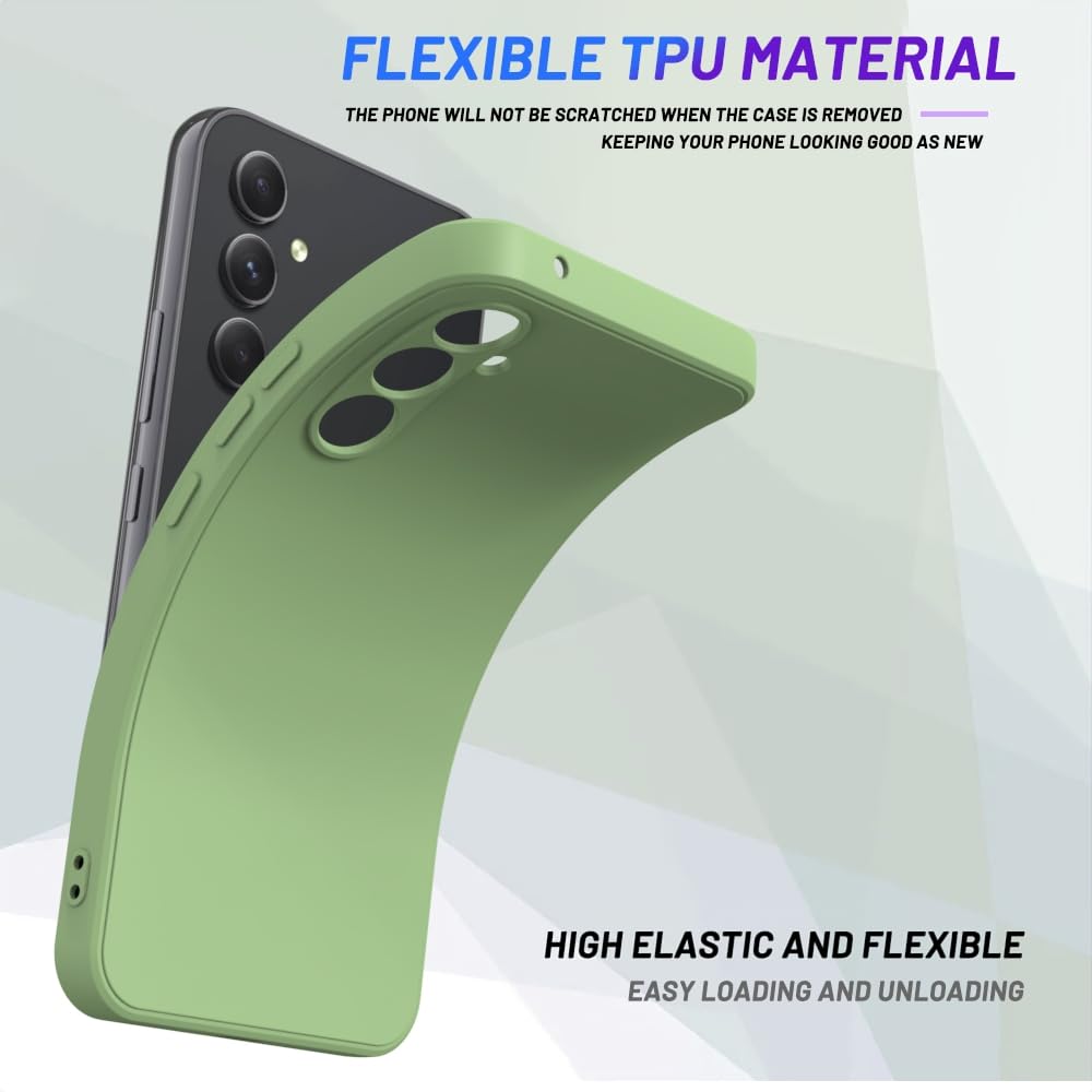 Wogroo For Samsung Galaxy A14 5G Case Green, Scratch Resistant With Soft Touch, Slim Thin Phone Cover For Samsung Galaxy A14 5G