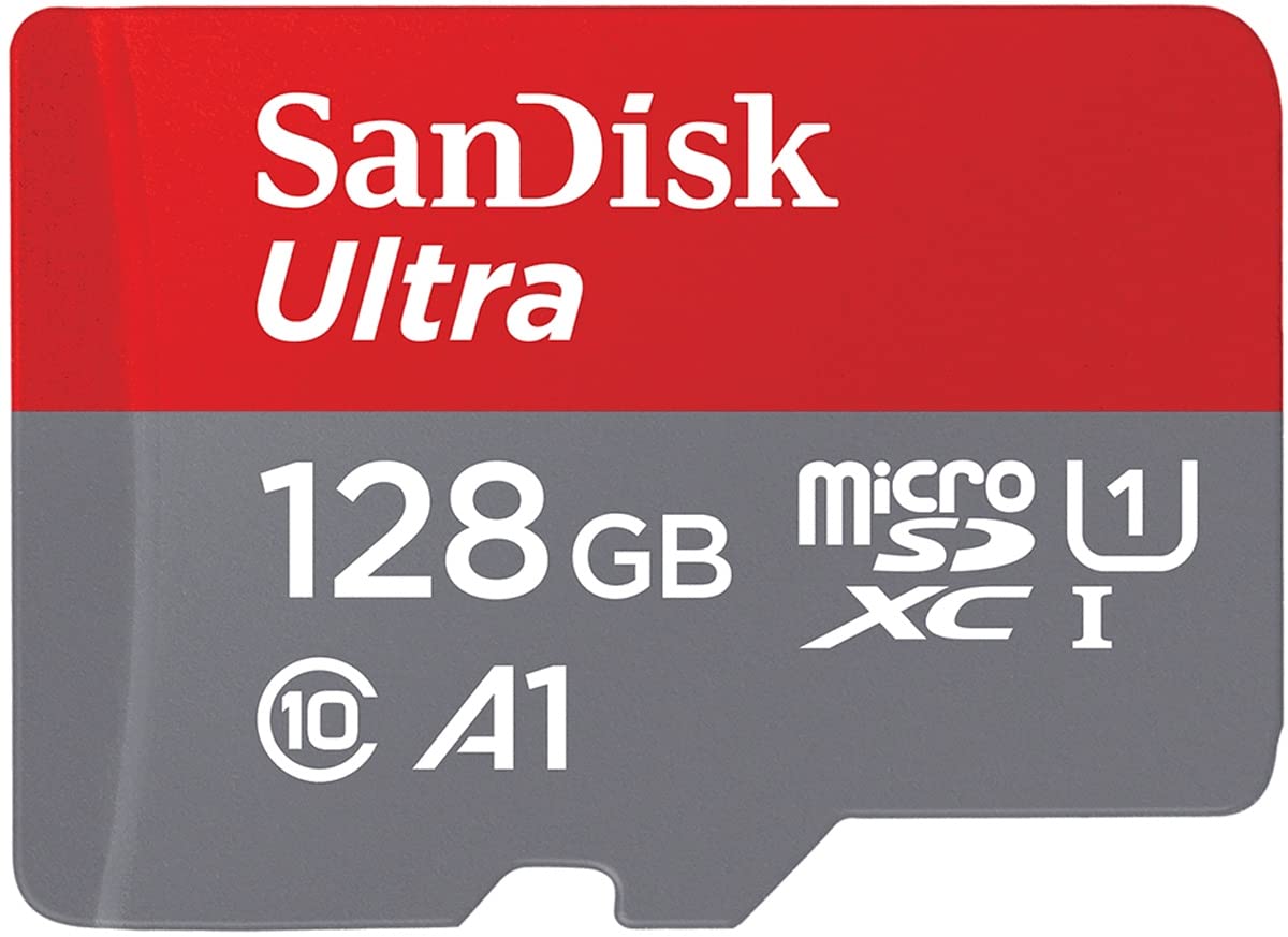 Sandisk 128Gb Ultra Microsdxc Uhs I Memory Card With Adapter   120Mb/S, C10, U1, Full Hd, A1, Micro Sd Card   Sdsqua4 128G Gn6Ma
