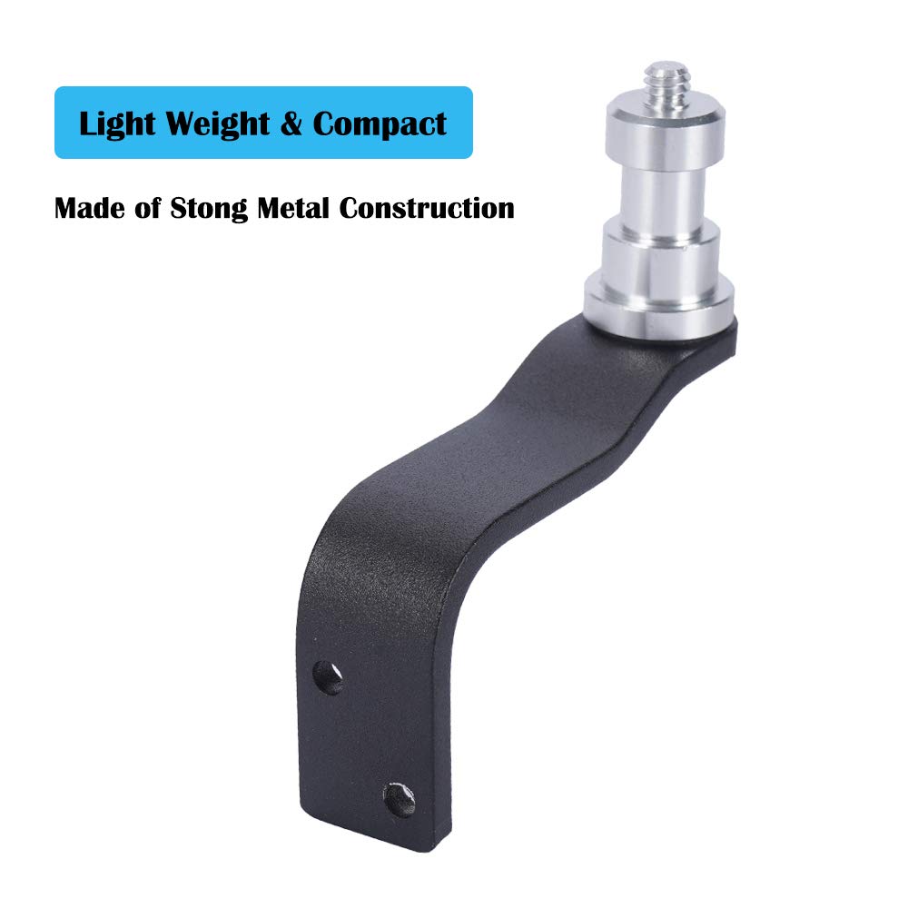 Wall Ceiling Mount Table Light Bracket 5/8' Stud With 1/4' Thread Anchor E Type For Photo Studio Video Flash Lighting, Camera Gear Photography