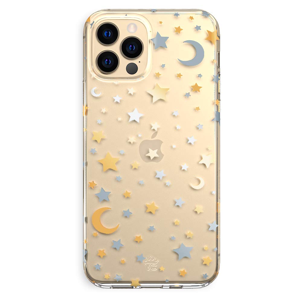Velvet Caviar Clear Case For Iphone 12 Pro Max [8Ft Drop Tested] (Stars And Moon)