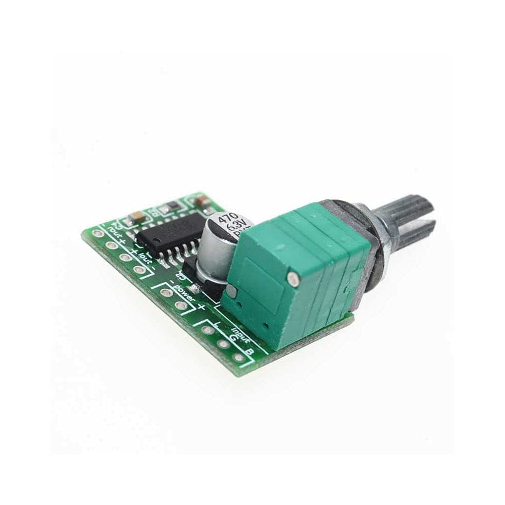 R Reifeng 5Pcs Mini Pam8403 Dc 5V 2 Channel Usb Digital Power Amplifier Board Module 2 * 3W Volume Control With Potentionmeter