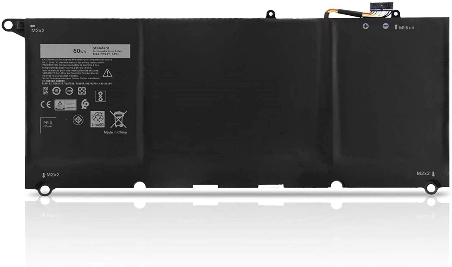 Angwel Pw23Y Laptop Battery Compatible With Dell Xps 13 9360 13 9360 D1605G 13 9360 D1609 0Rnp72 0Tp1Gt Rnp72 Tp1Gt Series[7.6V