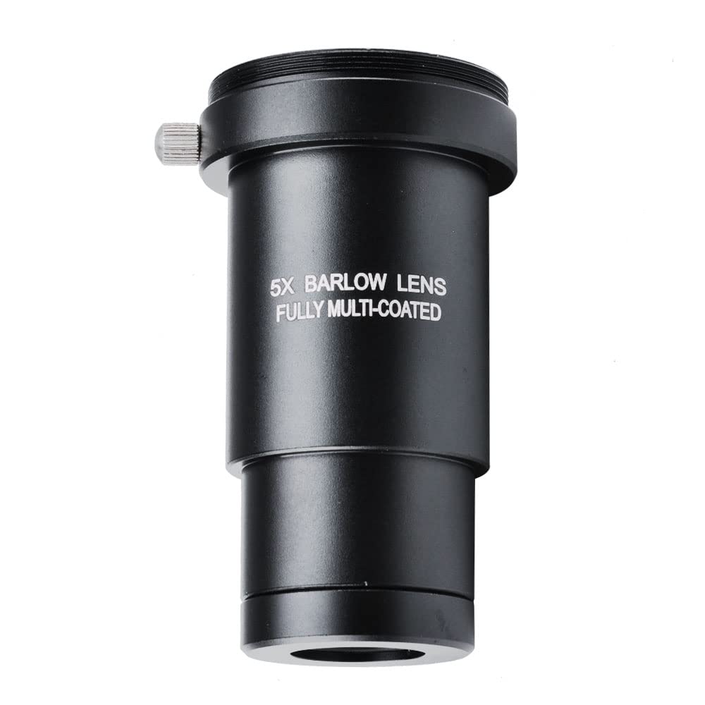 Starboosa 1.25'' Barlow Lens - For Telescope Eyepieces - Actual 2X Magnification 