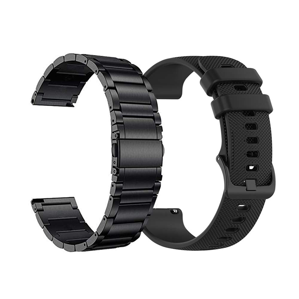 Yeejok 22Mm Watch Bands Compatible For Fossil Men'S Gen 6/5E 44Mm/ Gen 5Lte/ Gen 5 Carlyle Garrett/Women'S Julianna/Gen 4 Explor