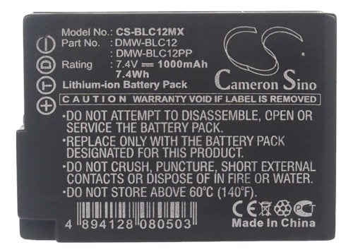 Spann Battery Replacement For Leica Leica Q, V Lux 4, Part No: Bp Dc12 7.4V