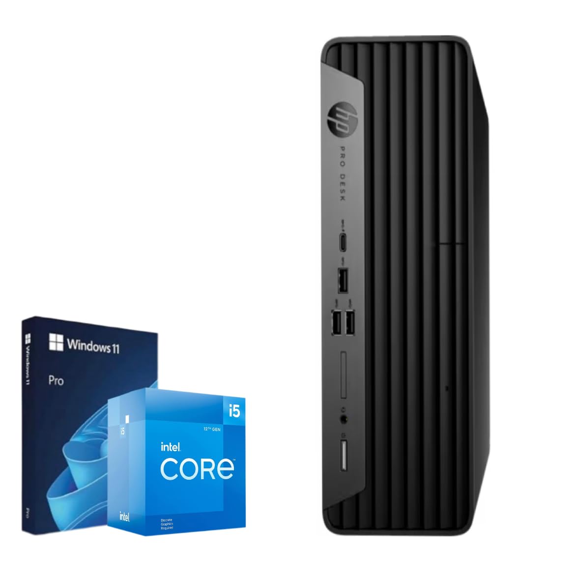 Hp Prodesk Sff | Business/Home Use Desktop Computer | Intel 6-Core 12Th I5 | 64Gb Ram + 1Tb Ssd | Windows 11 Pro | Hdmi | Displa