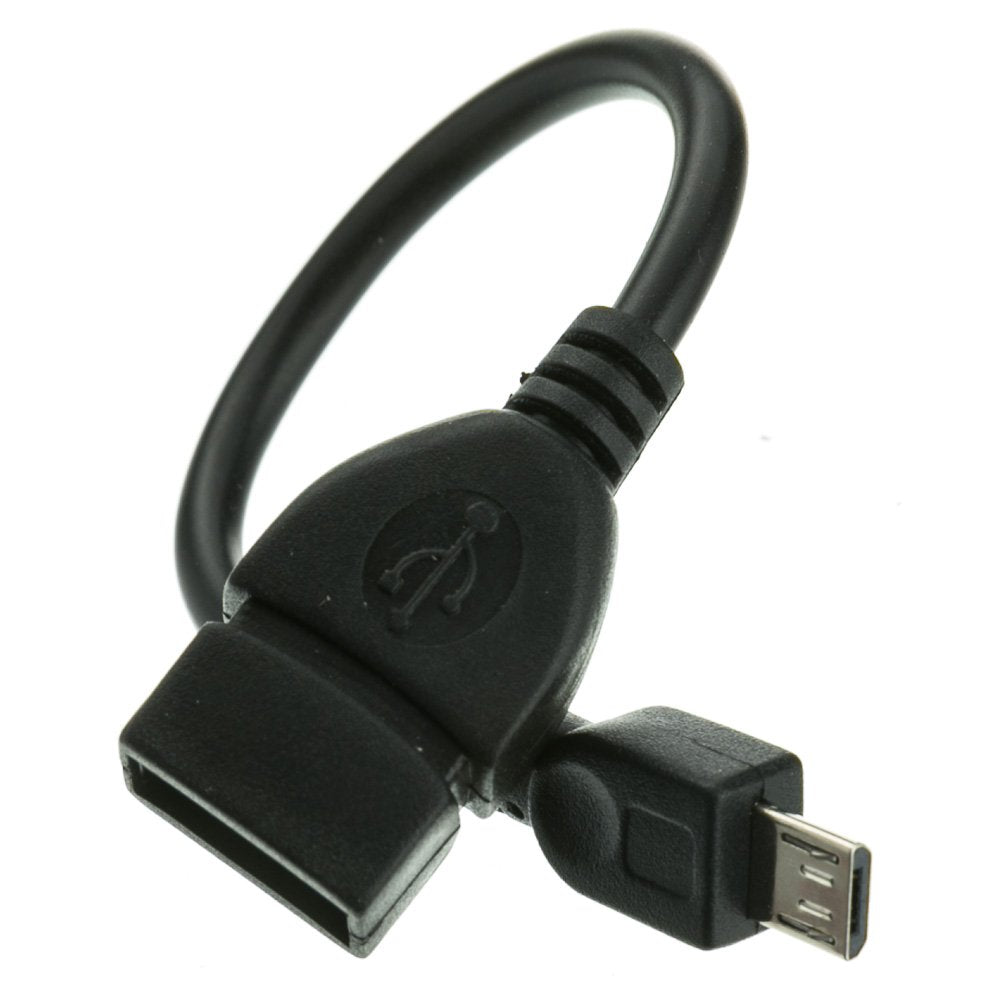 Cablewholesale Usb Otg Adapter, Male To Usb Type A Female, Usb On The Go