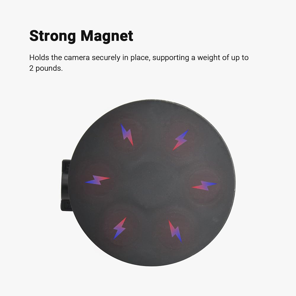 Holicfun Magnetic Mount For Indoor And Outdoor Security Cameras, Universally Compatible With Ring, Blink, Eufy, Google Nest, Wyz
