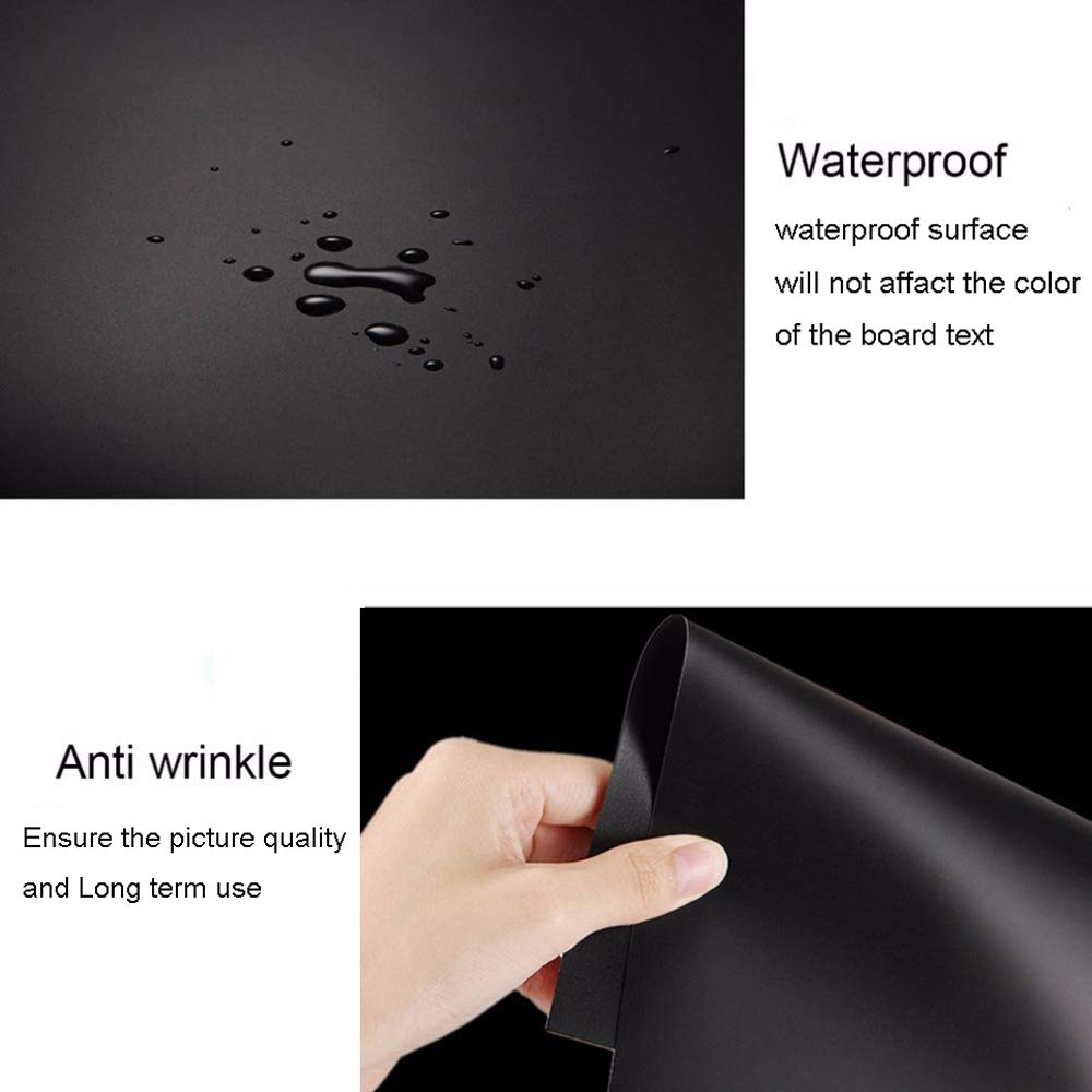 Meking Black Pvc Photography Backdrop Matte & Reflective Pvc Background 24X51Inches (60X130Cm) Dual Side Vinyl Photo Backdrop Fo