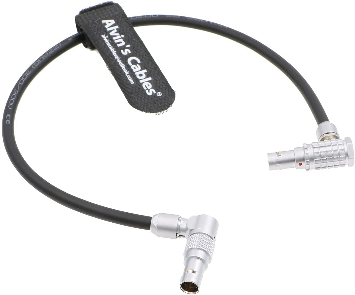 Teradek Bolt Wireless Power Cable For Smallhd 702 Bright Rotatable 2 Pin Right Angle To 2Pin Male Cord For Arri Alexa Camera Alv