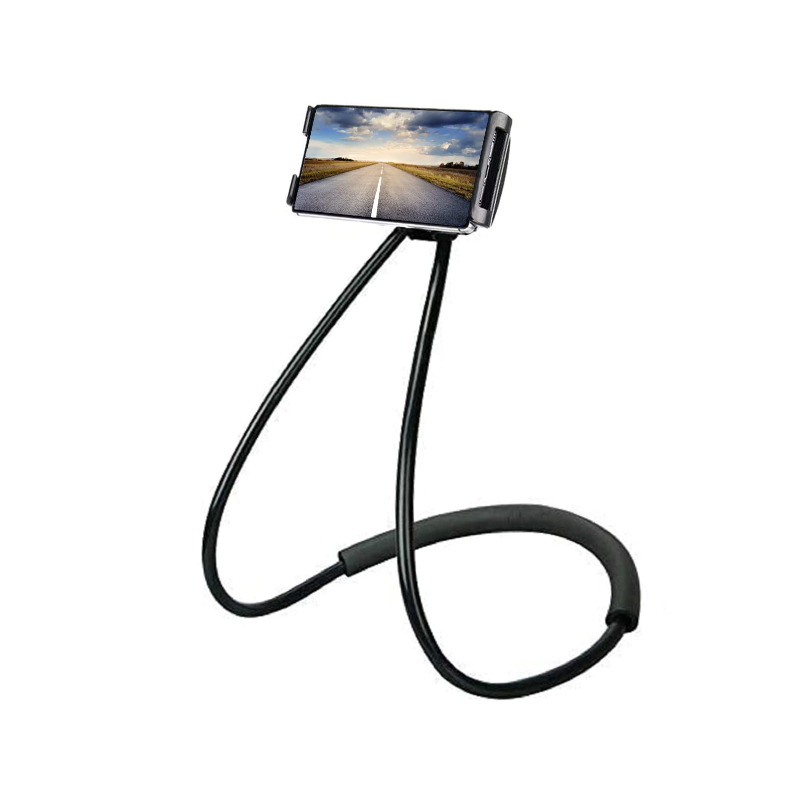 Chapter Seven Universal Smart Mobile Phone Stand,Hanging On Neck Cell Phone Mount Holder, Flexible Lazy Bracket Diy Free Rotatin