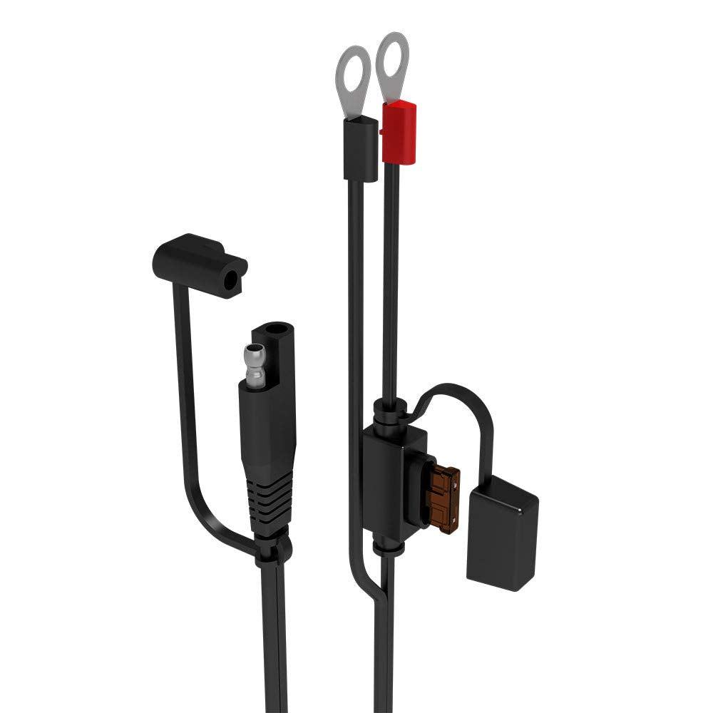 Battery Tender Ring Terminal Accessory Cable And Usb Charger Adapter Combo   Battery Cord & 2.1 Amp Usb Charging Adapter For Mobile Devices   For Motorcycles, Golf Carts, Atvs   Quick Disconnect   081