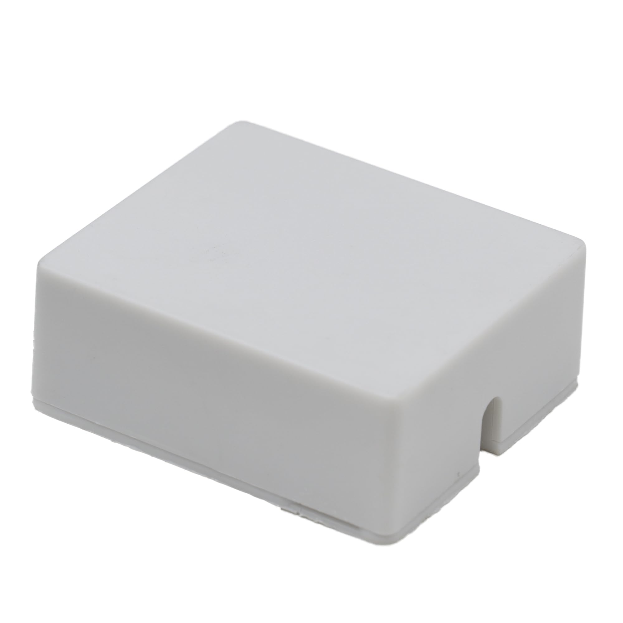 Phone Surface Mount Jack, White, Rj11 / Rj12, Single Port Telephone Jack, Data/Voice, 6P6C (6 Pin 6 Conductor), Cablewholesale