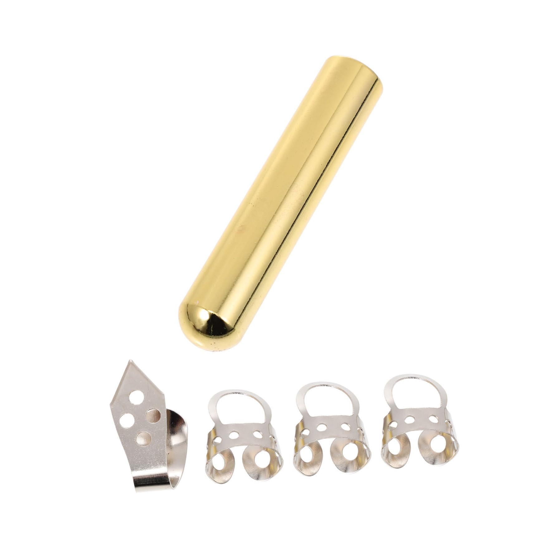 Kisangel Professional Guitar Slide Metal Finger Slide For Acoustic Guitar Accessory For Men