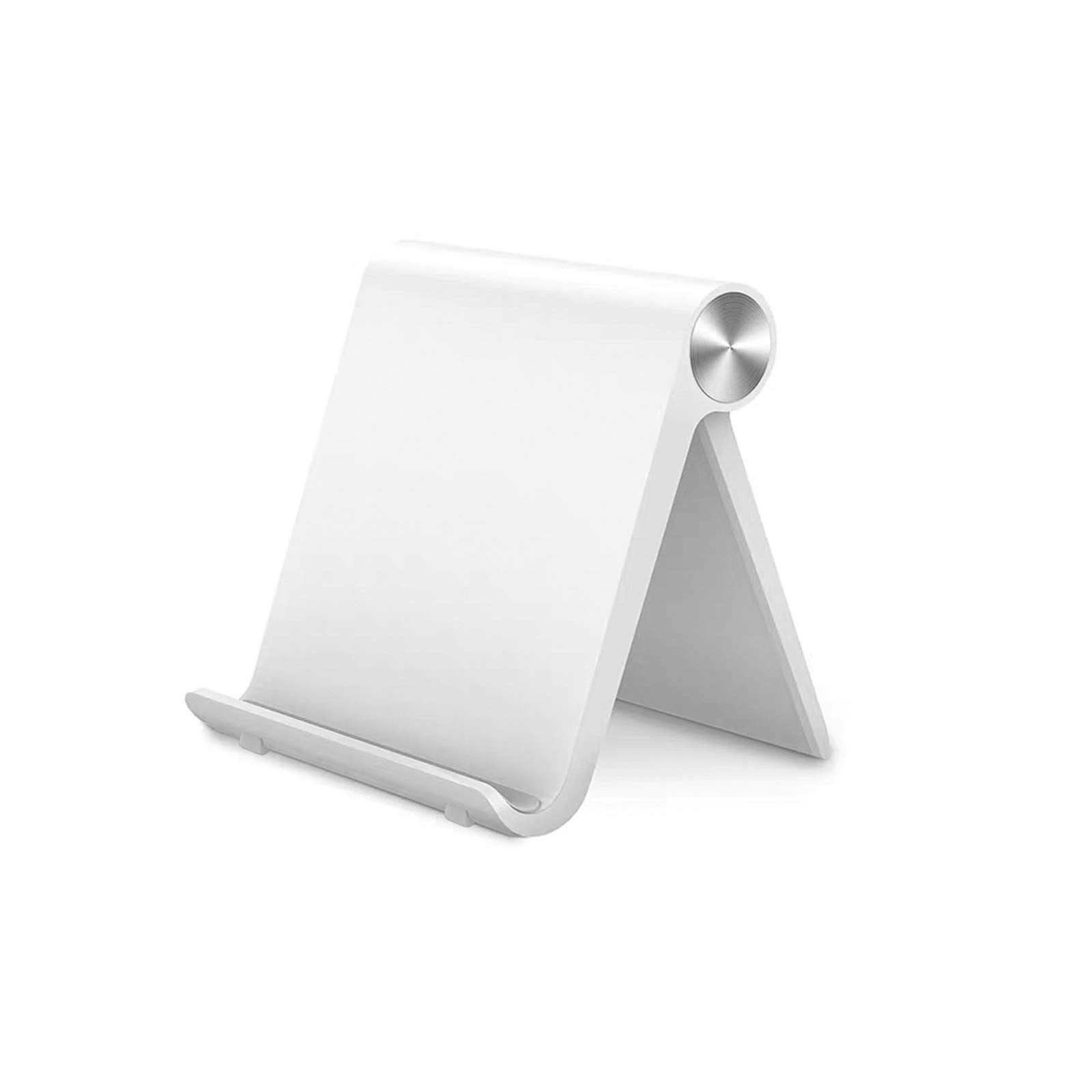 Mayten Foldable Desk Cell Phone Stand Adjustable Iphone Ipad Holder Stand,Compatible For Iphone 14Pro 14Plus 13 12Pro Max 11 Se Xs Xr 8 7 6,Switch,Ipad,Samsung,Kindle White