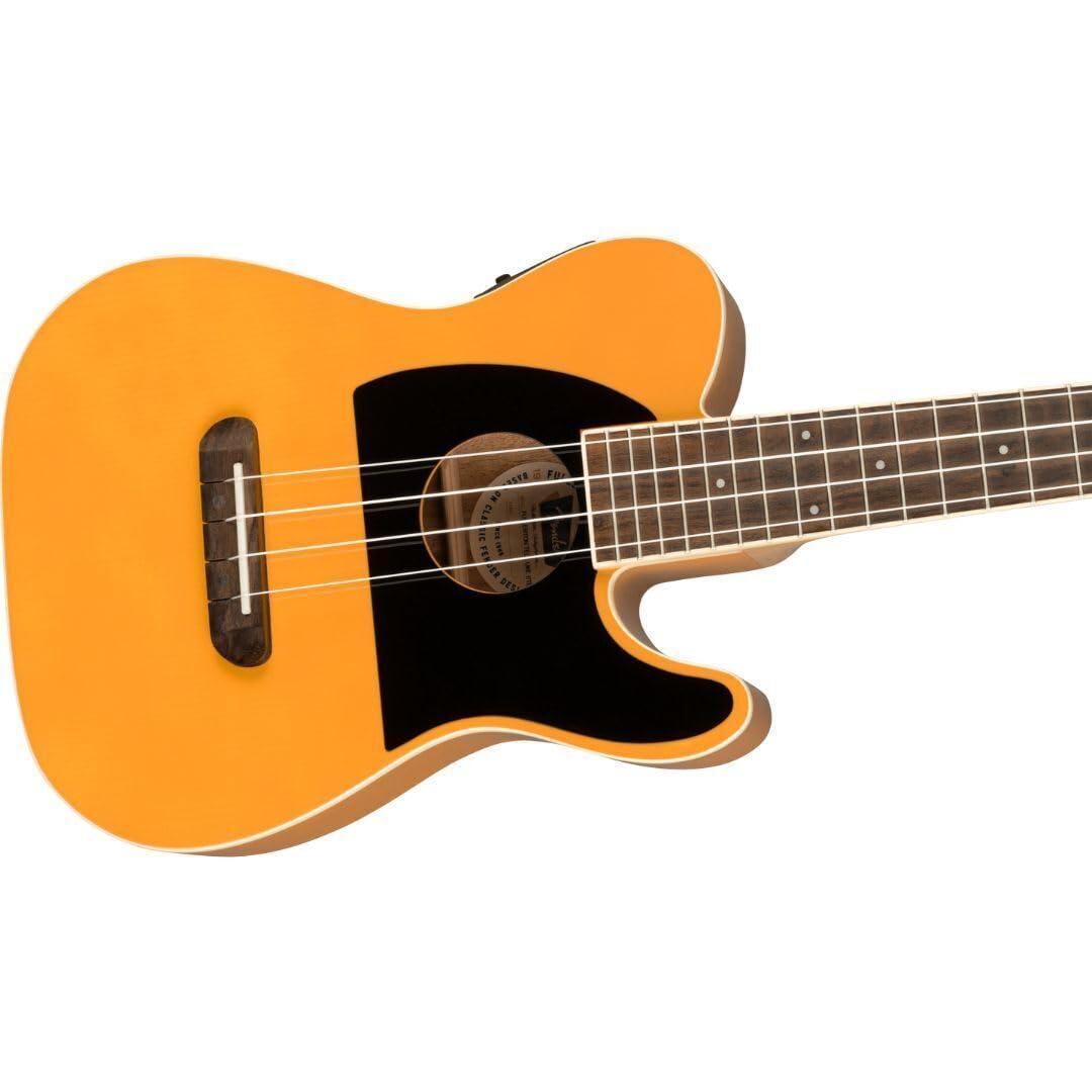 Fender Fullerton Tele Concert Ukulele, Butterscotch Blonde 28.1 X 11.1 X 3.6 Inches