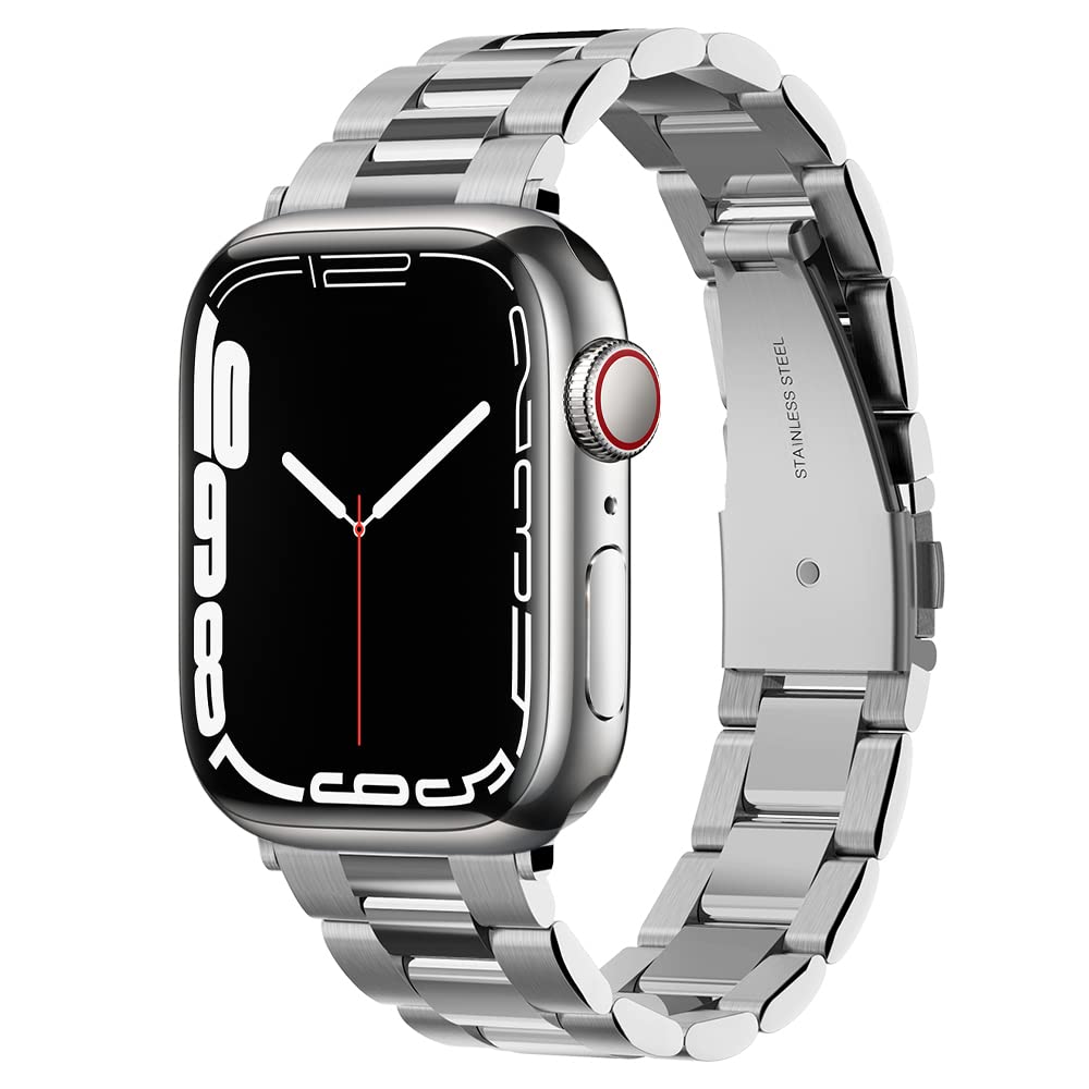 Spigen Modern Fit Designed For Apple Watch Band Series 9/8/Se2/7/6/Se/5/4/3/2/1 41Mm/40Mm/38Mm   Silver
