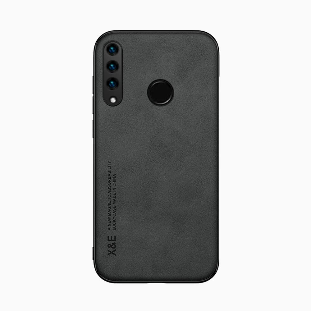 Kepuch Silklike Case For Huawei Nova 4E/P30 Lite   Cover Bumper Built In Metal Plate For Huawei Nova 4E/P30 Lite   Black