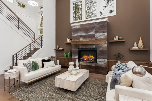 Dimplex 33 Inch Built In Electric Fireplace   Multi Fire Xhd Firebox With Logs And Realistic Multi Color Flames | Model: Xhd33L