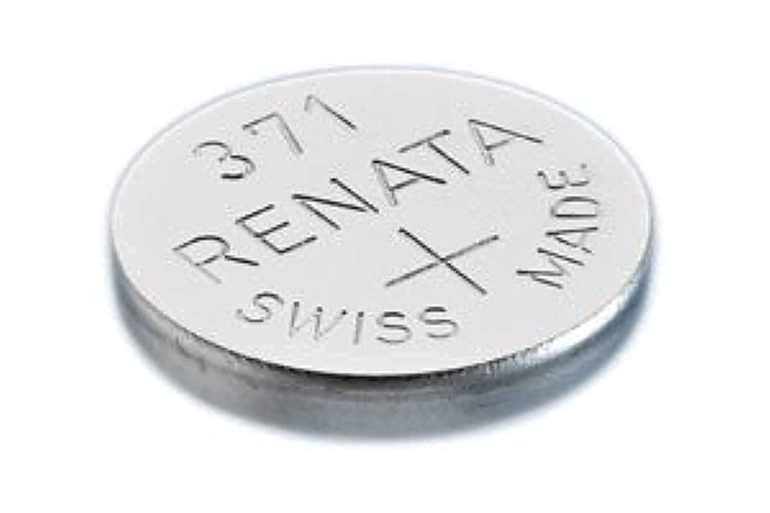 Renata 371 Sr920Sw Batteries   1.55V Silver Oxide 371 Watch Battery (2 Count)