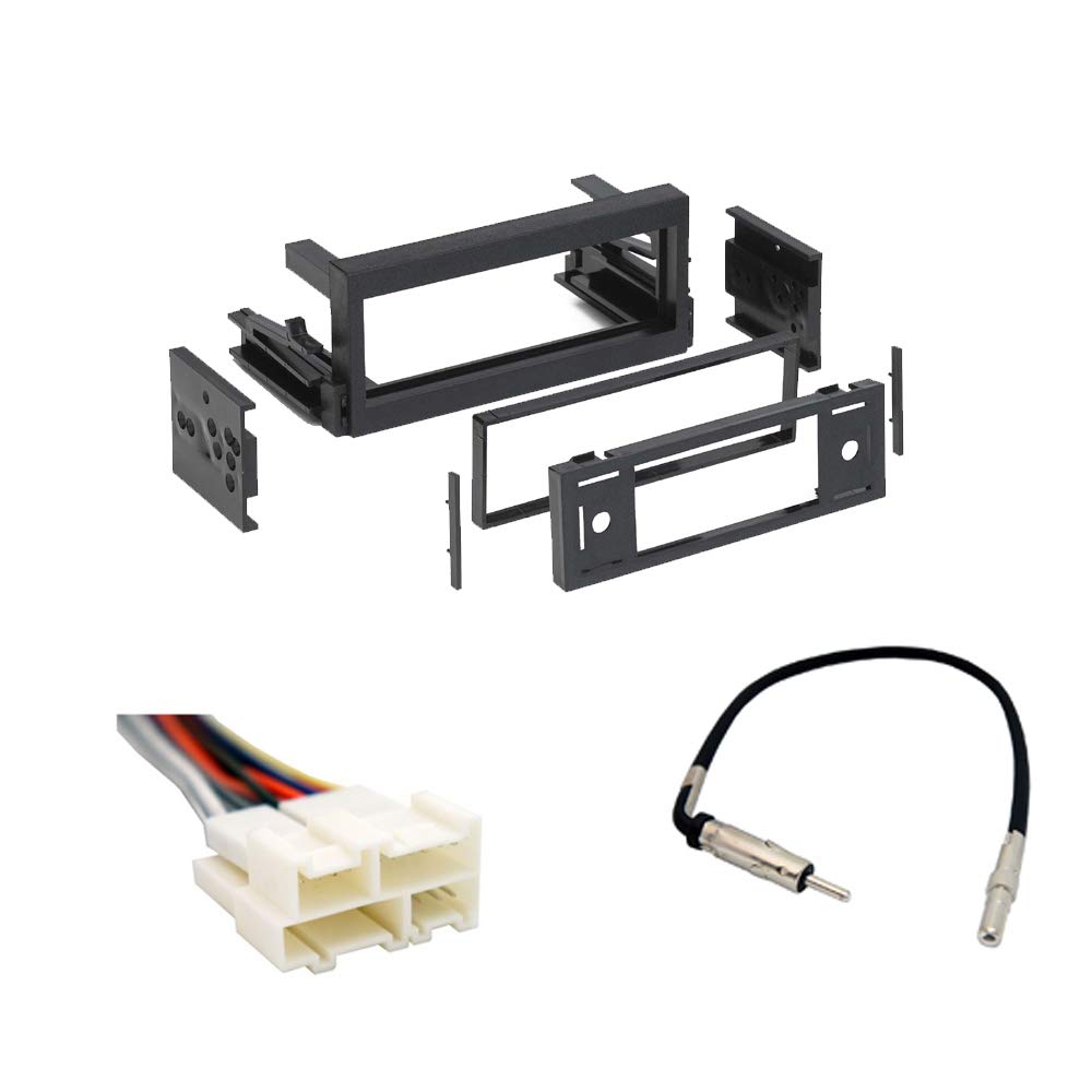 Harmony Audio Compatible With Chevy Silverado Pickup 1999 2000 2001 2002 Single Din Stereo Harness Radio Dash Kit