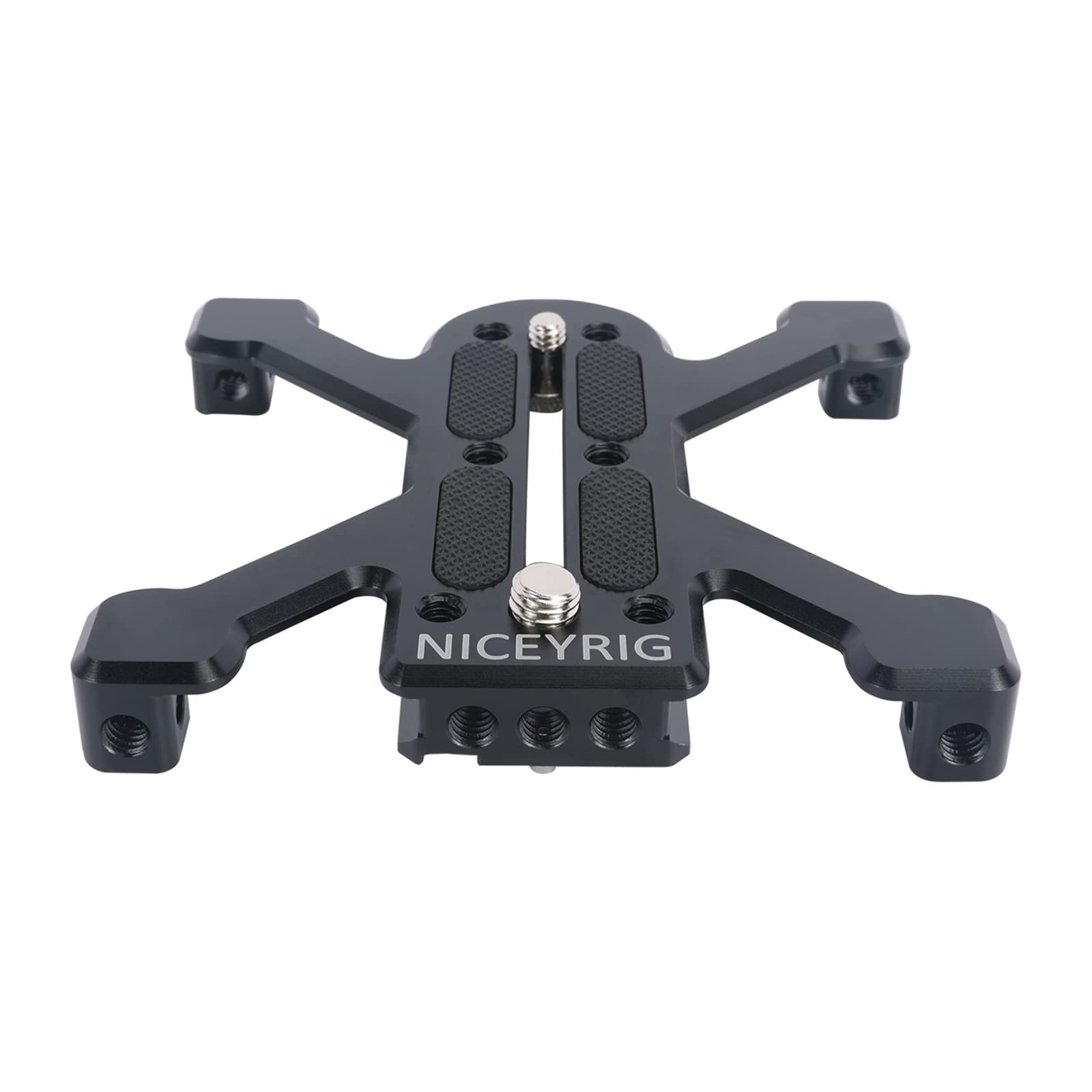NICEYRIG Quick Release Plate for Arca-Swiss Standard Applicable for Large DSLR and Mirrorless Camera, with Four-feet Stability S