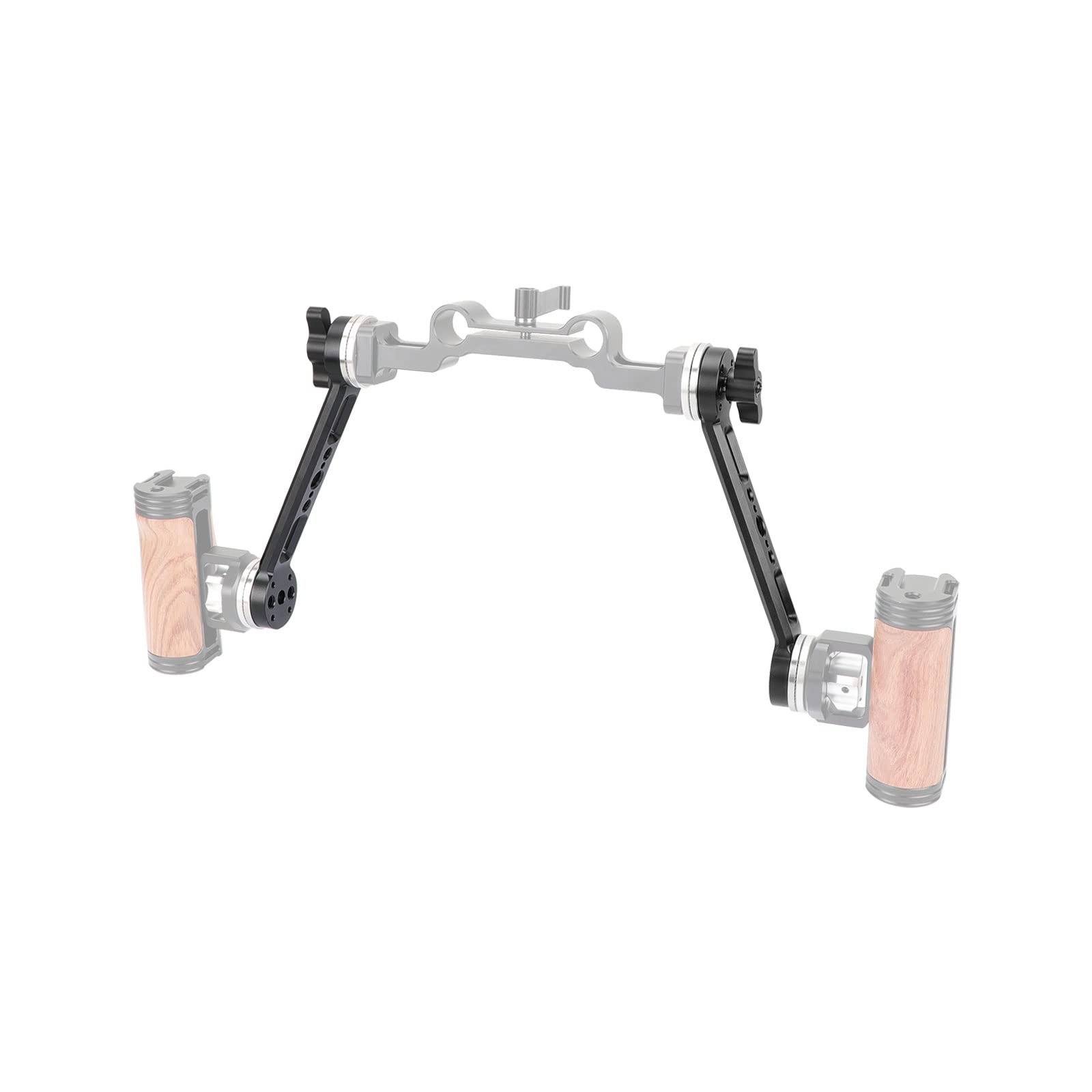 Szrig Rosette Extension Arm With Double-Ended M6 Thread For Camera Shoulder Mount Accessories(2 Pieces)