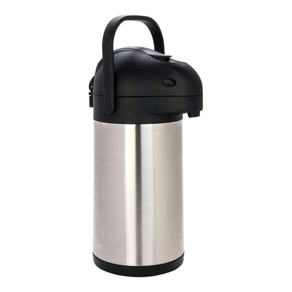 Restaurantware Met Lux 2.2 Liter Coffee Dispenser 1 Pump Lever Coffee Pump Dispenser   24 Hour Heat Retention Built In Handle Si