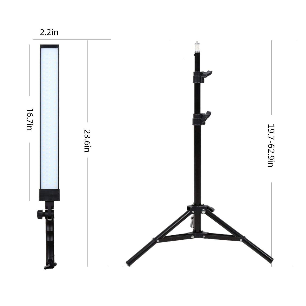 Gskaiwen 180 Led Light Photography Studio Led Lighting Kit Adjustable Light With Light Stand Tripod Photographic Video Fill Ligh
